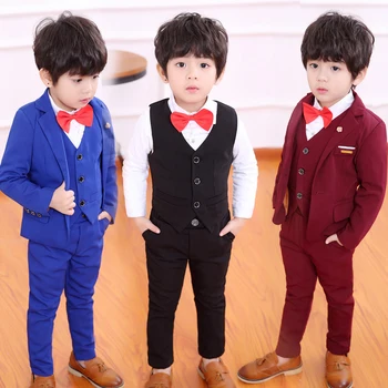 2018 New Child Suits Blazer + Pant + vest 3parts Kid Clothing Set 2-12Years baby Formal Suit sets Wedding Flower BOY Dress
2018 New Child Suits Blazer + Pant + vest 3parts Kid Clothing Set 2-12Years baby Formal Suit sets Wedding Flower BOY Dress