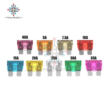 Car Fuses Assortment 5A 7.5 A 10A 15A 20A 25A 30A 35A 40A Automotive insert fuse medium - Automotive Replacement Fuses for Cars
Car Fuses Assortment 5A 7.5 A 10A 15A 20A 25A 30A 35A 40A Automotive insert fuse medium - Automotive Replacement Fuses for Cars