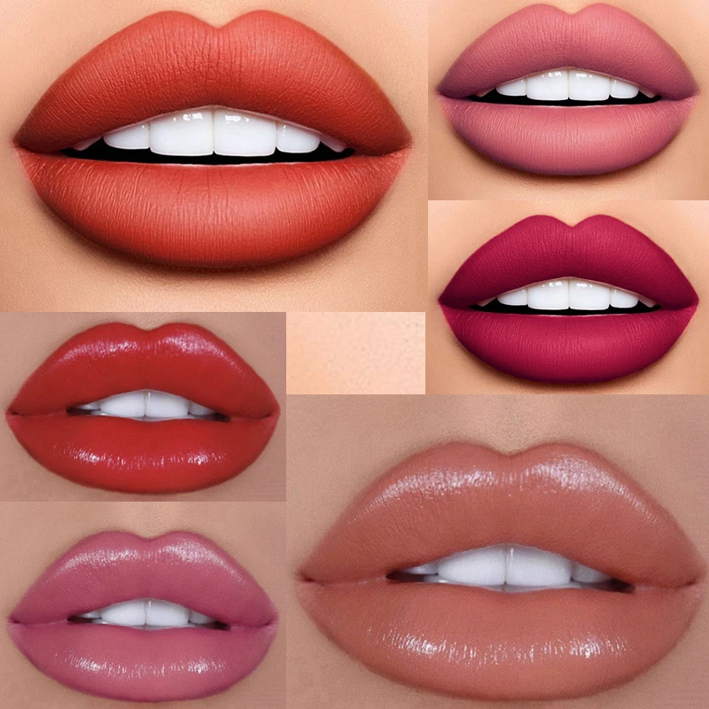 12 Colors Velvet Matte Lipstick Long-lasting Red Lips Makeup Nude Pink Lip Gloss Sexy Make Up Waterproof Mate Liquid Lipsticks
12 Colors Velvet Matte Lipstick Long-lasting Red Lips Makeup Nude Pink Lip Gloss Sexy Make Up Waterproof Mate Liquid Lipsticks