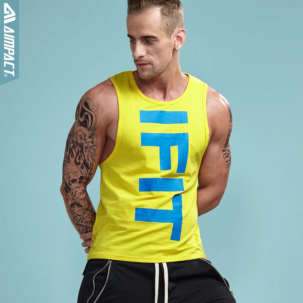 Aimpact 2018 Bodybuilding Men's Tank Tops Vivid Fitted Basic Male Vest Muscle Singlets Crossfit Fitness Workout Tees Man AM1021
Aimpact 2018 Bodybuilding Men's Tank Tops Vivid Fitted Basic Male Vest Muscle Singlets Crossfit Fitness Workout Tees Man AM1021