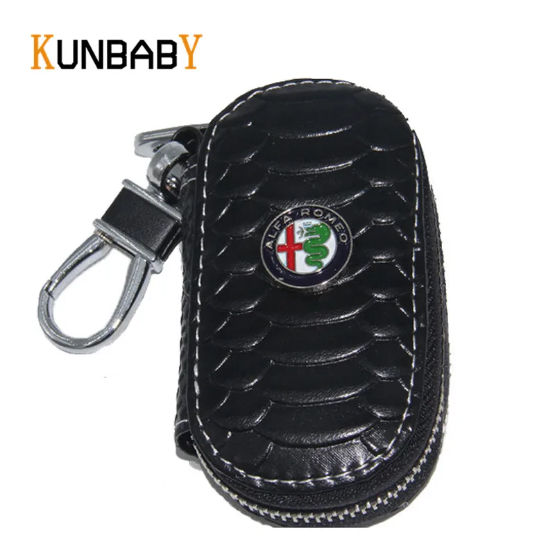 Black Genuine Leather Car Key Case with Car Brand Logo High-grade Decoration Key Cover Bag for Abarth Alfa Romeo Renault Opel
Black Genuine Leather Car Key Case with Car Brand Logo High-grade Decoration Key Cover Bag for Abarth Alfa Romeo Renault Opel