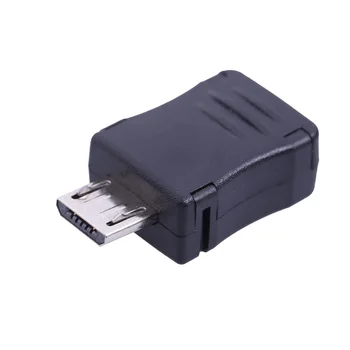 New Arrival High Quality 50PCS Micro USB 5 Pin T Port Male Plug Socket Connector Plastic Cover DIY Connectors Terminals HR
New Arrival High Quality 50PCS Micro USB 5 Pin T Port Male Plug Socket Connector Plastic Cover DIY Connectors Terminals HR