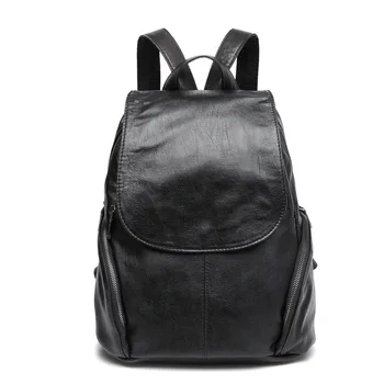 Women Backpack Genuine leather shoulder bag 2019 sheepskin simple soft leather student school backpack female travel bag
Women Backpack Genuine leather shoulder bag 2019 sheepskin simple soft leather student school backpack female travel bag