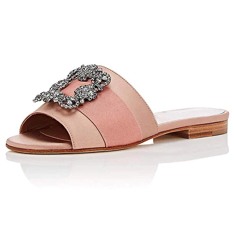 Daiwenjie Hot Sale Shoes Woman Jewel Slippers Summer Fashion Crystal Slides Women Flats Pink Green Blue Black Shoes For L
Daiwenjie Hot Sale Shoes Woman Jewel Slippers Summer Fashion Crystal Slides Women Flats Pink Green Blue Black Shoes For L