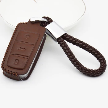 Leather Car Key Cover Case For Volkswagen CC Passat B5 B6 3C B7 B8 Golf 4 7 Polo T5 Tiguan 6 Scirocco Magotan R36 B7L 2005-2010 
Leather Car Key Cover Case For Volkswagen CC Passat B5 B6 3C B7 B8 Golf 4 7 Polo T5 Tiguan 6 Scirocco Magotan R36 B7L 2005-2010