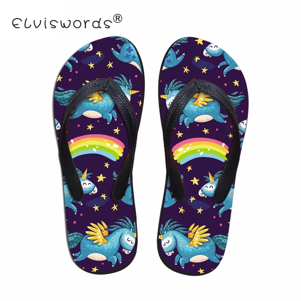 ELVISWORD Women Unicorn Design Flip Flops Summer Slip-on Slippers House Flip-0Flops Flats Beach Water Shoes Ladies Girls
ELVISWORD Women Unicorn Design Flip Flops Summer Slip-on Slippers House Flip-0Flops Flats Beach Water Shoes Ladies Girls