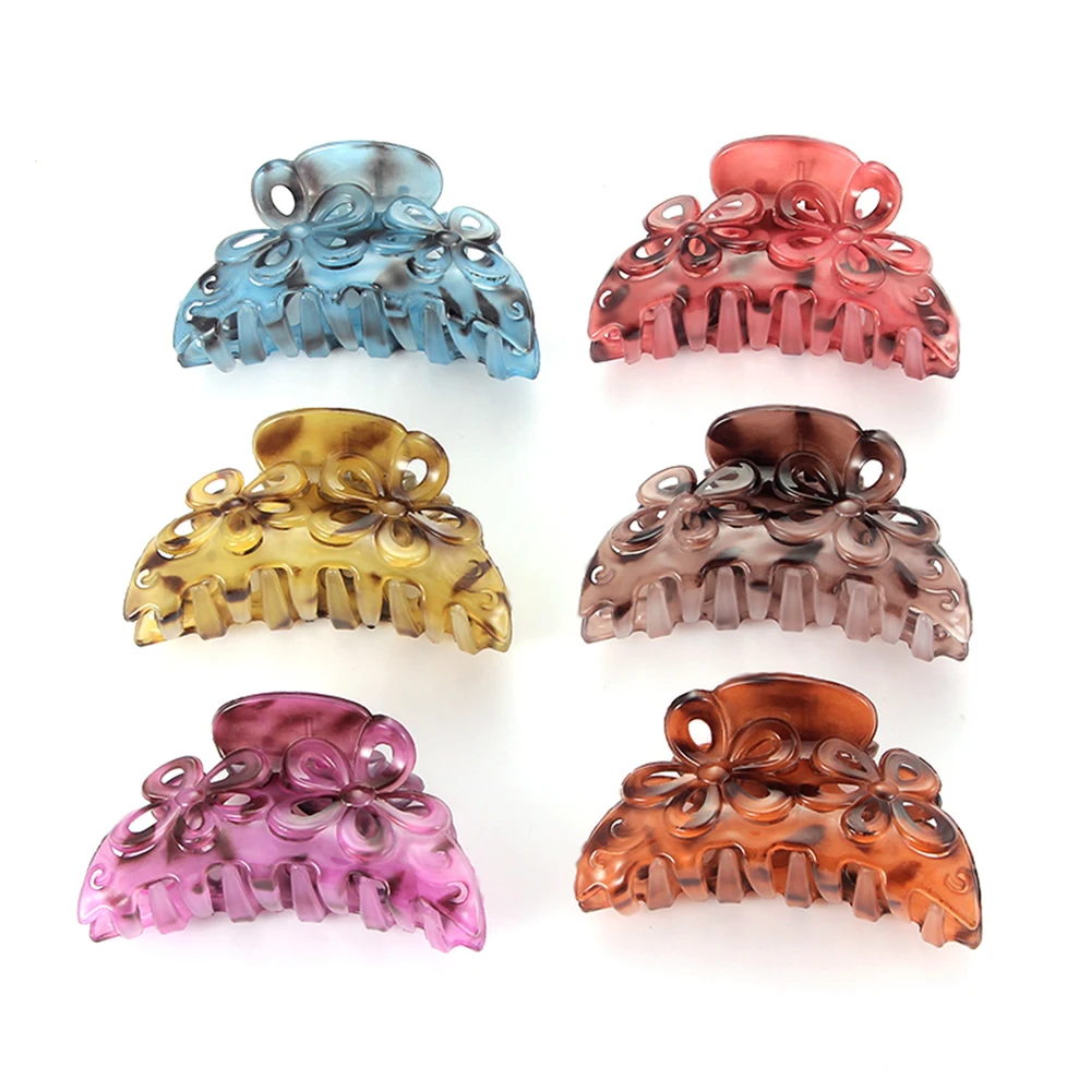 Flower Hair Claws for Women Barrette Hairpin Plastic Hair Clips Colorful Hair Accessories for Women Hair Styling Tools Crab Claw
Flower Hair Claws for Women Barrette Hairpin Plastic Hair Clips Colorful Hair Accessories for Women Hair Styling Tools Crab Claw