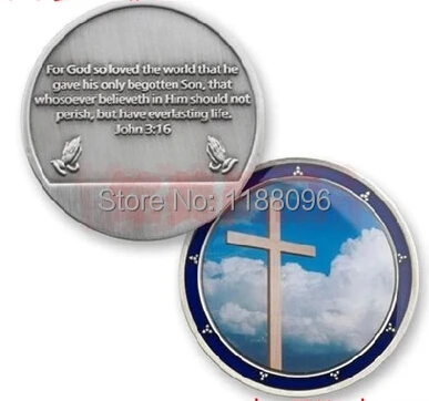 2014 hot sales Jesus Metal Crafts Bible Commemorative Coins Cross medals Wholesale and retail Free shipping hl50005
2014 hot sales Jesus Metal Crafts Bible Commemorative Coins Cross medals Wholesale and retail Free shipping hl50005