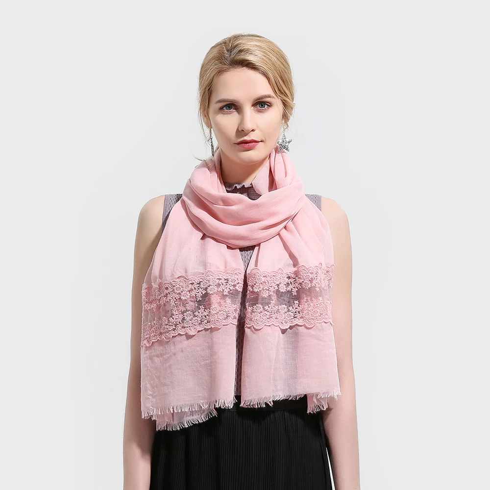 Winfox New Fashion Spring Summer Black Pink Solid Color Floral Lace Scarf Shawls Wrap Women Ladies
Winfox New Fashion Spring Summer Black Pink Solid Color Floral Lace Scarf Shawls Wrap Women Ladies