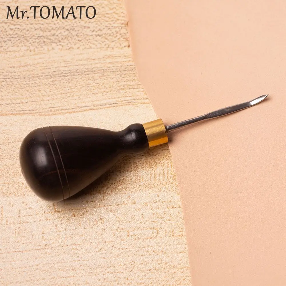 High quality Professional Leather Wood Handle Awl Tools curve steel awl Leather craft Stitching Sewing Accessories
High quality Professional Leather Wood Handle Awl Tools curve steel awl Leather craft Stitching Sewing Accessories