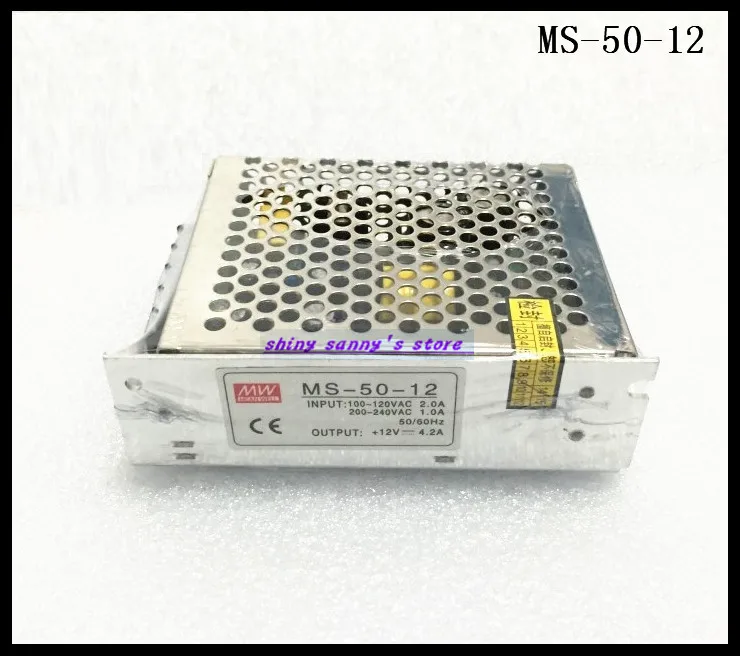 1Pcs MS-50-12 50W 12V 4.2A AC to DC Converter Small Volume Single Output Switching Power Supply Brand New
1Pcs MS-50-12 50W 12V 4.2A AC to DC Converter Small Volume Single Output Switching Power Supply Brand New