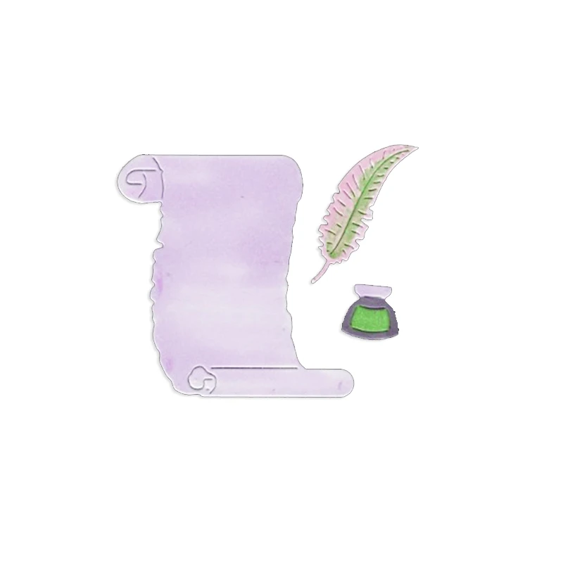 YaMinSanNiO Paper List Dies Metal Cutting Dies for Dies Scrapbooking Feather Pen Ink Troqueles for Card Making Dies Craft Cut 
YaMinSanNiO Paper List Dies Metal Cutting Dies for Dies Scrapbooking Feather Pen Ink Troqueles for Card Making Dies Craft Cut