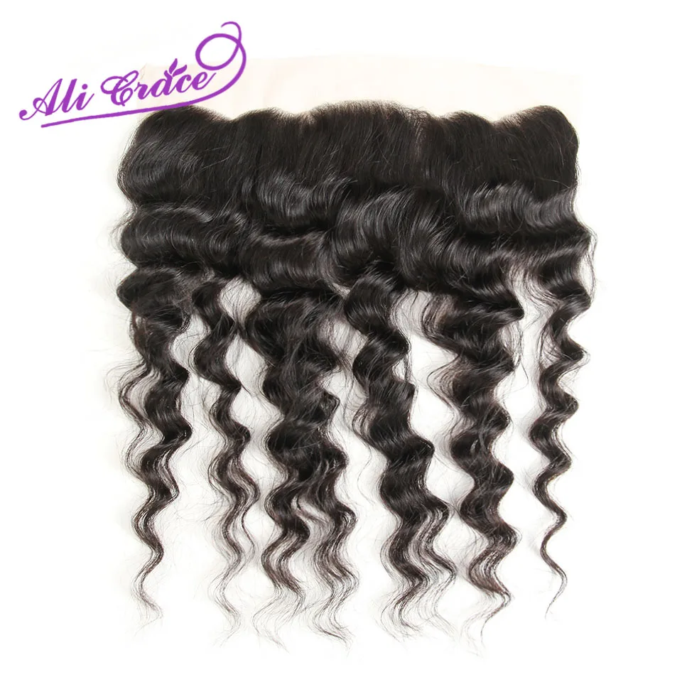 ALI GRACE Peruvian Loose Wave 13*4 Lace Frontal Free/Middle Part Natural Color 100% Remy Human Hair 10-20 Inch Free Shipping
ALI GRACE Peruvian Loose Wave 13*4 Lace Frontal Free/Middle Part Natural Color 100% Remy Human Hair 10-20 Inch Free Shipping