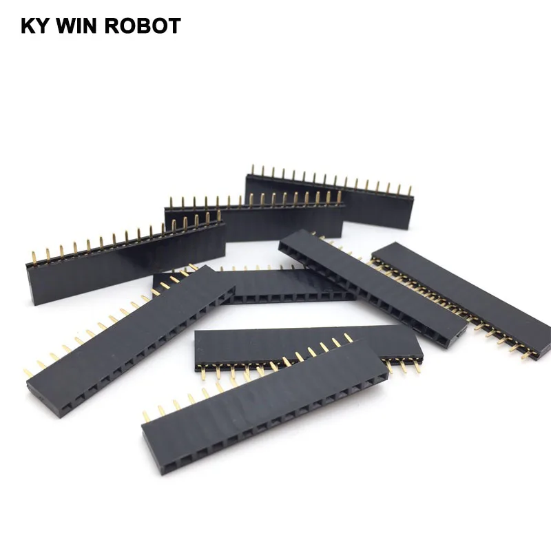 10PCS 1x16 16PIN Single Row Straight Female Pin Header Connector 2.54MM Pin Header Strip 1*16P
10PCS 1x16 16PIN Single Row Straight Female Pin Header Connector 2.54MM Pin Header Strip 1*16P