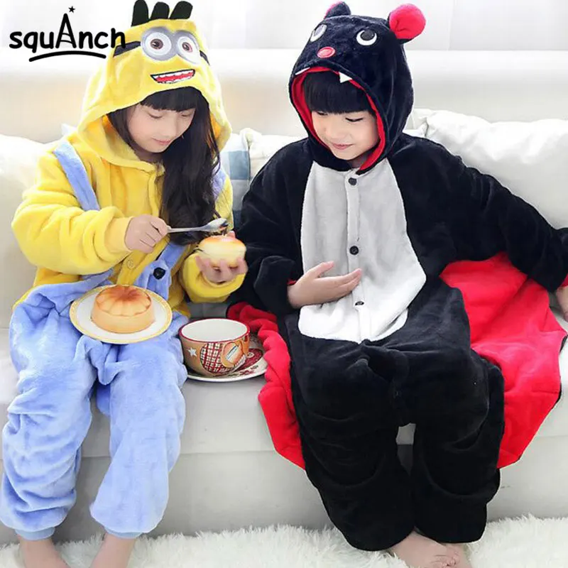 Minions Bat Onesie Cartoon Anime Animal Kugurumi Children Girl Boy Kawaii Pajama Festival Party Winter Overall Flannel Jumpsuit
Minions Bat Onesie Cartoon Anime Animal Kugurumi Children Girl Boy Kawaii Pajama Festival Party Winter Overall Flannel Jumpsuit