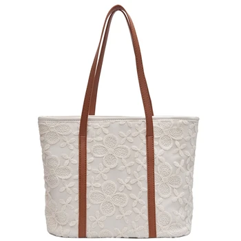 Women Bag Fashion Lace Shoulder Bags Shopping Handbag Ladies Large Tote Bags Summer Beach Bag
Women Bag Fashion Lace Shoulder Bags Shopping Handbag Ladies Large Tote Bags Summer Beach Bag