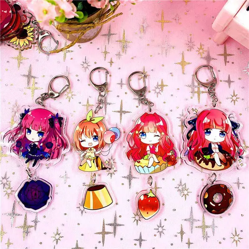 Anime Quintessential Quintuplets Go-Toubun no Hanayome Nino Nakano Cosplay Acrylic Keychain Charm Keyring Phone Pendant Gifts
Anime Quintessential Quintuplets Go-Toubun no Hanayome Nino Nakano Cosplay Acrylic Keychain Charm Keyring Phone Pendant Gifts