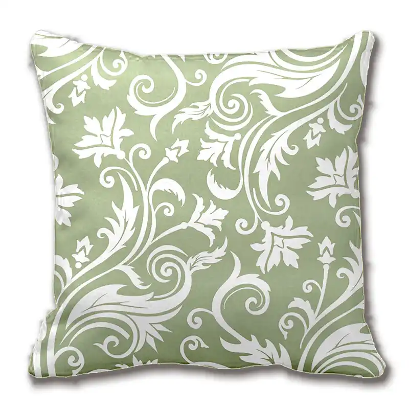 Sage Green Vintage Damask Pattern Throw Pillow Decorative Cushion Cover Pillow Case Customize Gift By Lvsure For Car Sofa Seat Cushion Cover Cushion Cover Patternpattern Cushion Covers Aliexpress