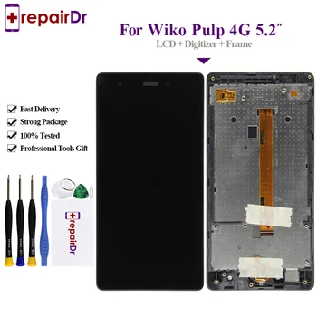 New For Wiko Pulp 4G LCD Display + Touch Screen digitizer Assembly For Wiko Pulp 4G Lcd Screen Free Shipping with Tools 
New For Wiko Pulp 4G LCD Display + Touch Screen digitizer Assembly For Wiko Pulp 4G Lcd Screen Free Shipping with Tools