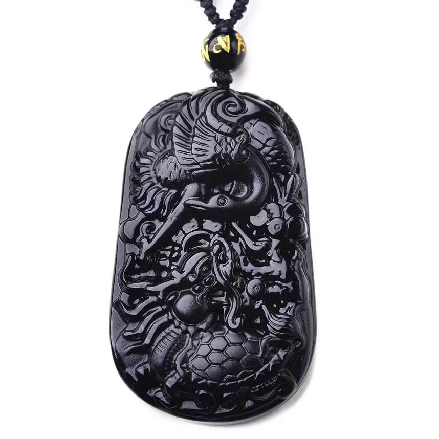 Natural Black obsidian carving hold the palm Guardian Necklace Fashion Jewelry pendant Supernatural Amulet Knot Lucky
Natural Black obsidian carving hold the palm Guardian Necklace Fashion Jewelry pendant Supernatural Amulet Knot Lucky