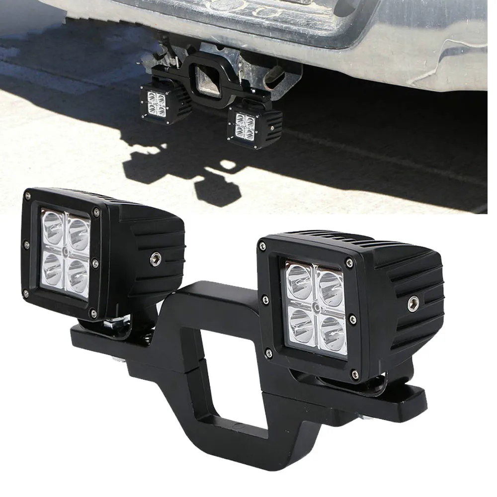 Left & Right 2pcs 16W LED Cube Off-Road Work Lights + 1pcs Tow Hitch Mounting Bracket for Jeep Truck 4x4 Trailer RV SUV
Left & Right 2pcs 16W LED Cube Off-Road Work Lights + 1pcs Tow Hitch Mounting Bracket for Jeep Truck 4x4 Trailer RV SUV