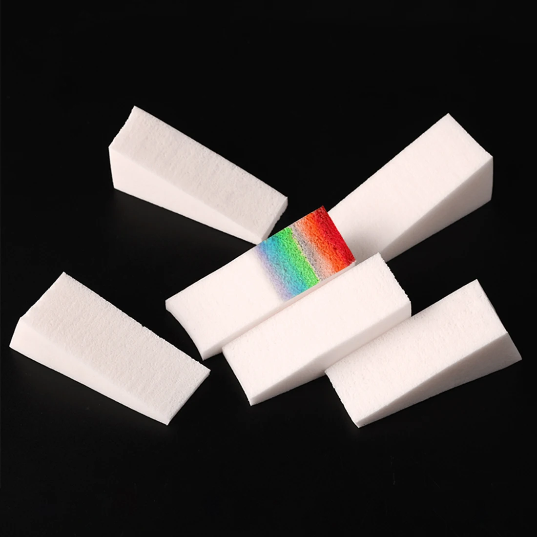 Nail Art Gradient Sponge Color Gradual Change Foam 8pcs Disposable White Triangle Block Manicure Stamper Nail Polish Buffer Set
Nail Art Gradient Sponge Color Gradual Change Foam 8pcs Disposable White Triangle Block Manicure Stamper Nail Polish Buffer Set