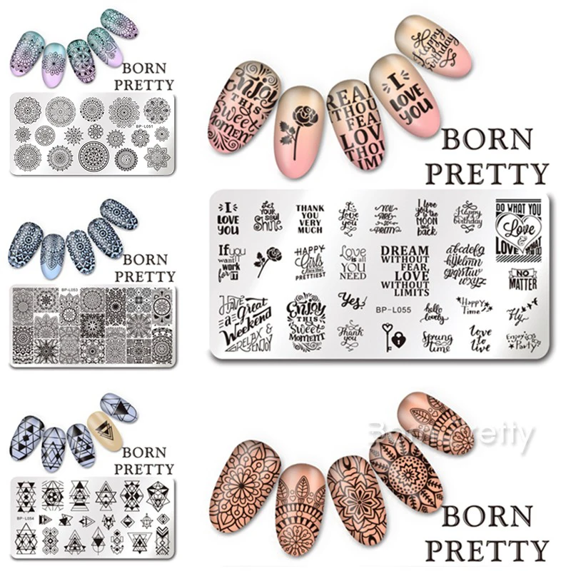 5Pcs/set BORN PRETTY Rectangle Stamping Template 12*6cm Manicure Nail Art Image Plate L051-055
5Pcs/set BORN PRETTY Rectangle Stamping Template 12*6cm Manicure Nail Art Image Plate L051-055