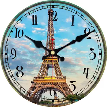 Shabby Chic,Paris Tower Wall Clocks,Vintage Wall Clock,Scenery Wall Watches Home Decor,Large Clock Non Ticking
Shabby Chic,Paris Tower Wall Clocks,Vintage Wall Clock,Scenery Wall Watches Home Decor,Large Clock Non Ticking