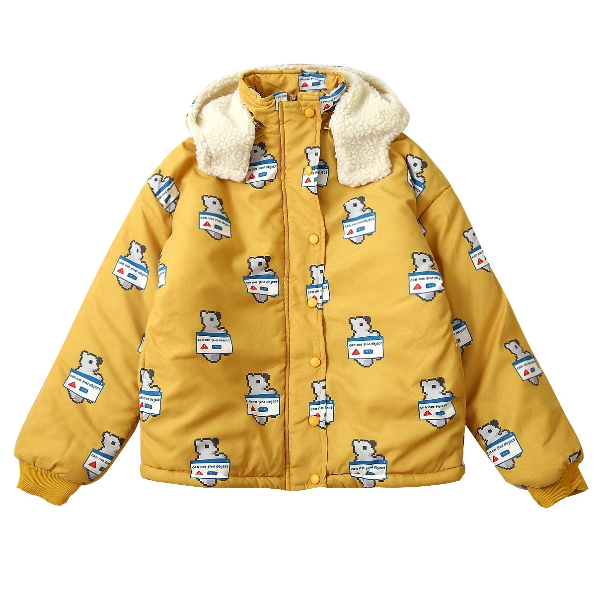 Original Korean Cute New Design Preppy Woman Thicken Warm Winter Jackets Hooded Pixel Bear Printing Female Parkas Coats Lambwool
Original Korean Cute New Design Preppy Woman Thicken Warm Winter Jackets Hooded Pixel Bear Printing Female Parkas Coats Lambwool