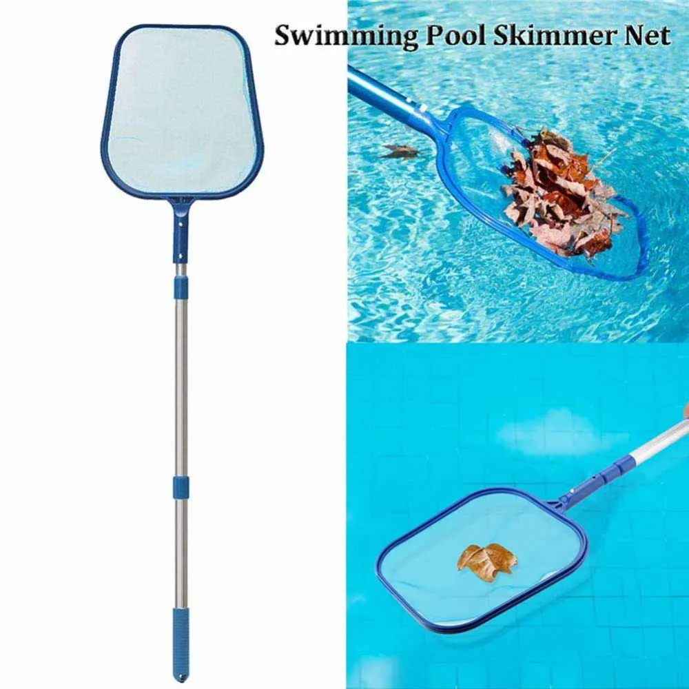 SWIMMING POOL NET LEAF SKIMMER WITH TELESCOPIC POLE POOL SPA River Fishpond Aquafarm Aquarium Farm Plastic Cleaning Tools
SWIMMING POOL NET LEAF SKIMMER WITH TELESCOPIC POLE POOL SPA River Fishpond Aquafarm Aquarium Farm Plastic Cleaning Tools