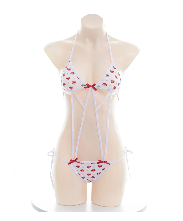 Japanese Lingerie Classic Kawaii Strawberry Print Mini Square Cup Bikini Adult Toy Cosplay Sexy Costumes Hot spring bathing suit
Japanese Lingerie Classic Kawaii Strawberry Print Mini Square Cup Bikini Adult Toy Cosplay Sexy Costumes Hot spring bathing suit