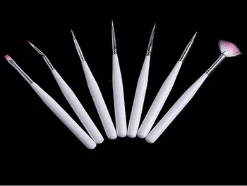 200sets/lot Fast shipping 7pcs/set Nail Art Brush Painting Drawing Dotting Pen Kit Flower Pattern Handle Acrylic Gel Polish Tips
200sets/lot Fast shipping 7pcs/set Nail Art Brush Painting Drawing Dotting Pen Kit Flower Pattern Handle Acrylic Gel Polish Tips