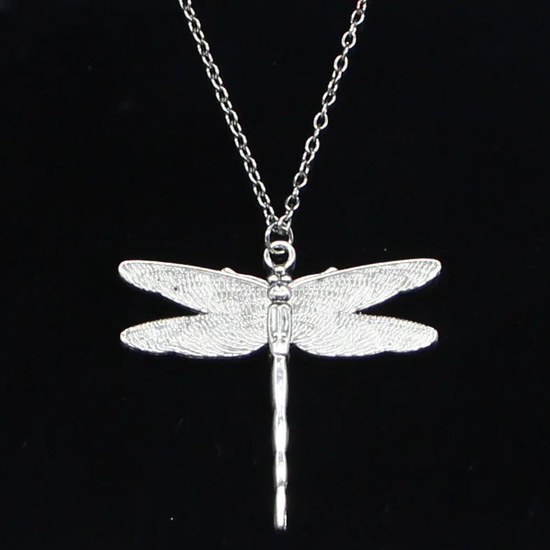 20pcs New Fashion Necklace 43x47mm dragonfly Silver Pendants Short Long Women Men Colar Gift Jewelry Choker
20pcs New Fashion Necklace 43x47mm dragonfly Silver Pendants Short Long Women Men Colar Gift Jewelry Choker