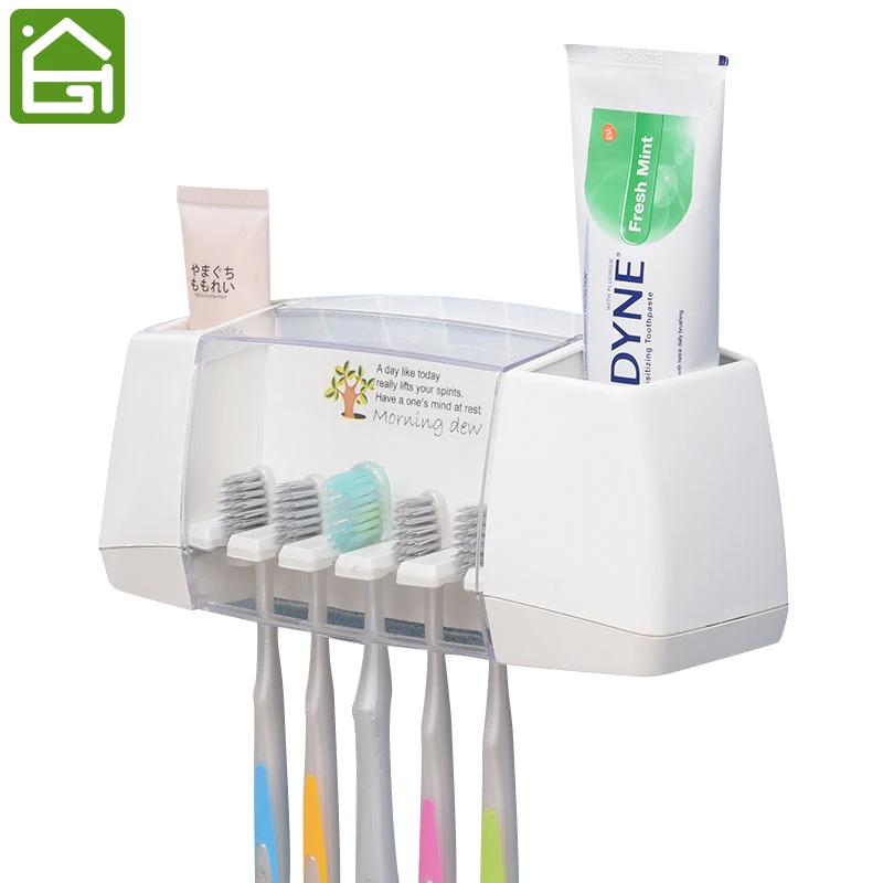 White Plastic Toothpaste Toothbrush Holder Wall Mount Stick Cosmetic Rack Bathroom Accessories
White Plastic Toothpaste Toothbrush Holder Wall Mount Stick Cosmetic Rack Bathroom Accessories