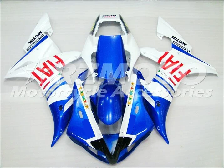Новый обтекатель для мотоцикла из АБС-пластика для YAMAHA YZF-R1 2002 2003 Комплект кузова белого и синего цвета verycool ACE No.70
Новый обтекатель для мотоцикла из АБС-пластика для YAMAHA YZF-R1 2002 2003 Комплект кузова белого и синего цвета verycool ACE No.70