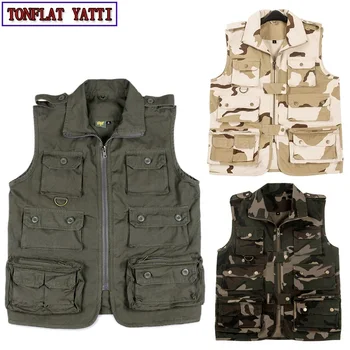 Outdoor Gilet Protection Reporter Vest Voodoo Tactical Camping On Foot Hunting Anti-wear14 Pocket Multi-purpose Camo Casual Vest
Outdoor Gilet Protection Reporter Vest Voodoo Tactical Camping On Foot Hunting Anti-wear14 Pocket Multi-purpose Camo Casual Vest