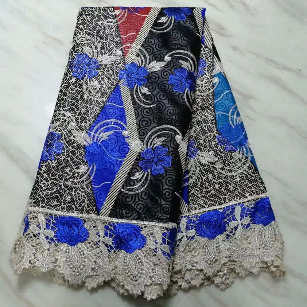 Blue Ankara African Wax Lace Fabric New Nigerian Printing Style Wax Guipure Lace Embroidered Material Ankara Wax Fabric
Blue Ankara African Wax Lace Fabric New Nigerian Printing Style Wax Guipure Lace Embroidered Material Ankara Wax Fabric