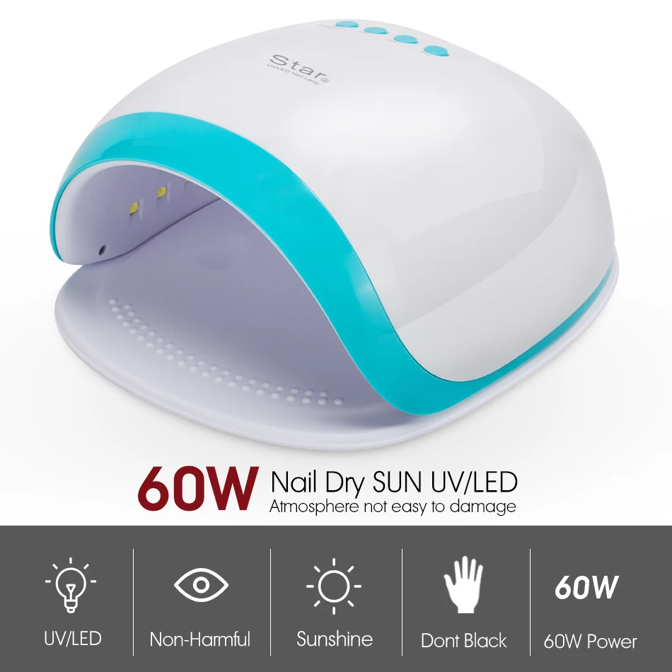 ROHWXY 60W Nail UV Lamp LCD Display 30 LEDs Nail Dryer Lamp For manicure Gel Polish Auto Sensor Timer UV Cabin
ROHWXY 60W Nail UV Lamp LCD Display 30 LEDs Nail Dryer Lamp For manicure Gel Polish Auto Sensor Timer UV Cabin