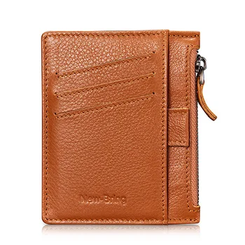 NewBring Slim Leather Card Holder Zipper Wallet Minimalism Coin Purse SD Card Cases Credit Card Wallet Male Slots
NewBring Slim Leather Card Holder Zipper Wallet Minimalism Coin Purse SD Card Cases Credit Card Wallet Male Slots