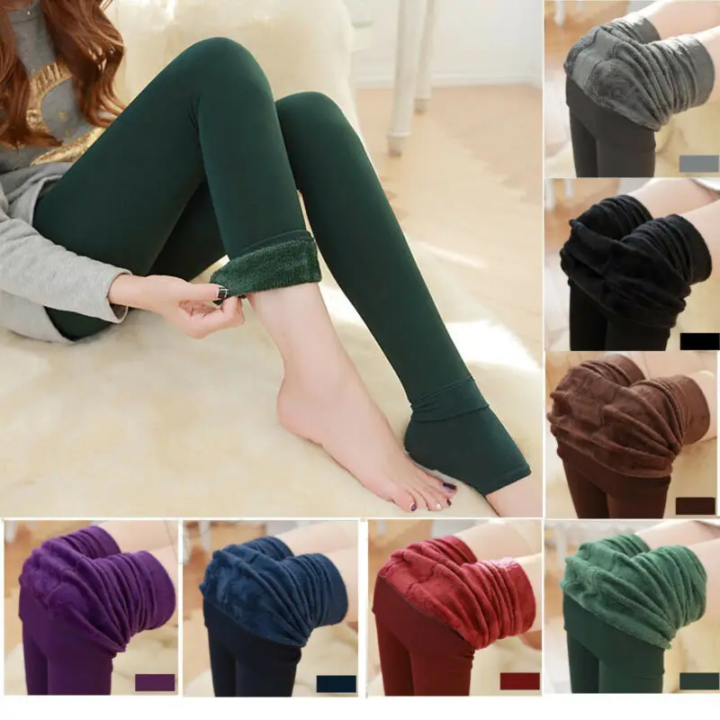 Womens Plus Velvet Leggings Solid Winter Thick Warm Fleece Lined Thermal Stretchy Leggings Pants
Womens Plus Velvet Leggings Solid Winter Thick Warm Fleece Lined Thermal Stretchy Leggings Pants