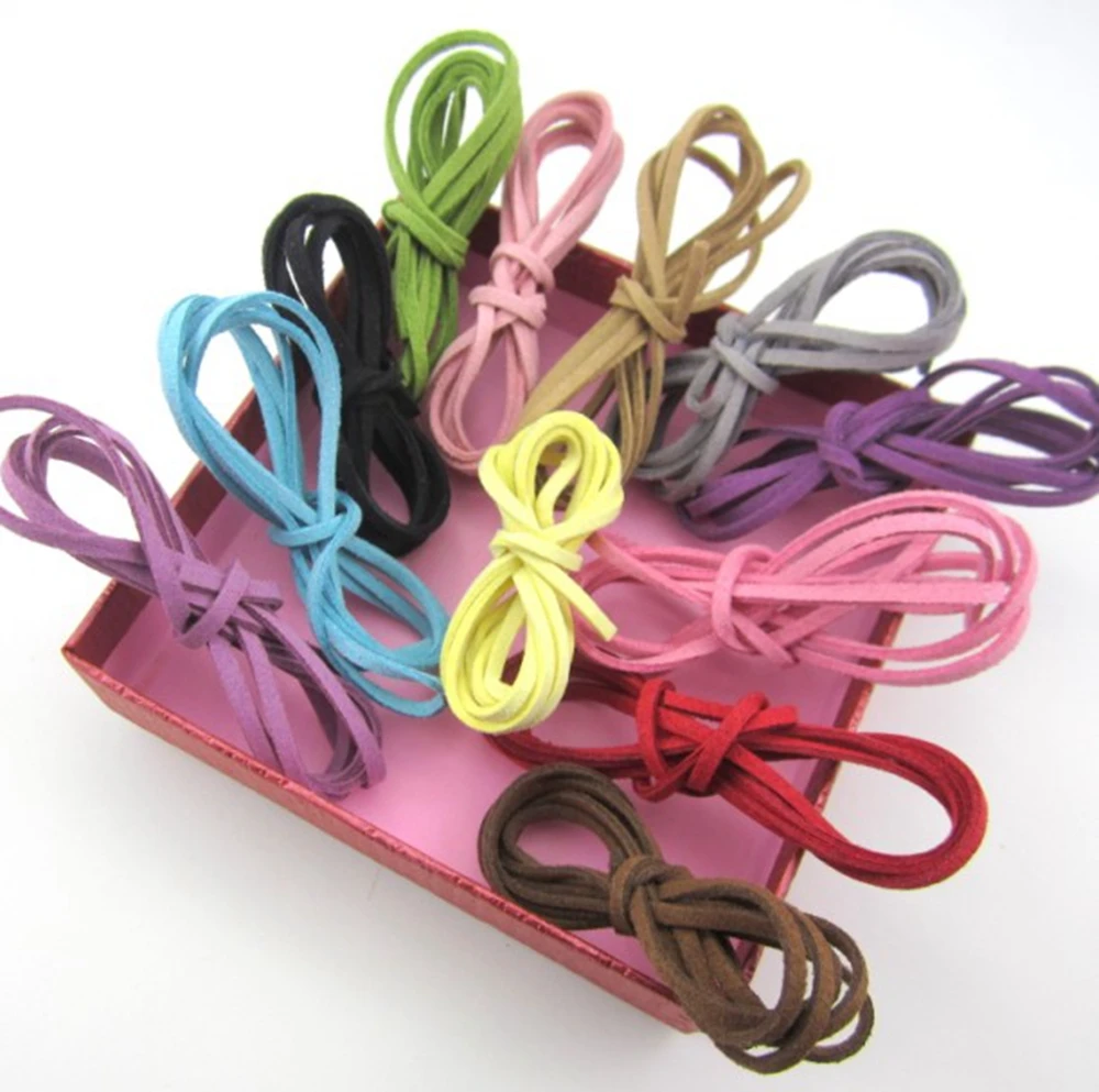 4Meters 3mm Flat Faux Suede Braided Cord Korean Velvet Leather DIY Handmade Beading Bracelet Jewelry Making Thread String Rope
4Meters 3mm Flat Faux Suede Braided Cord Korean Velvet Leather DIY Handmade Beading Bracelet Jewelry Making Thread String Rope
