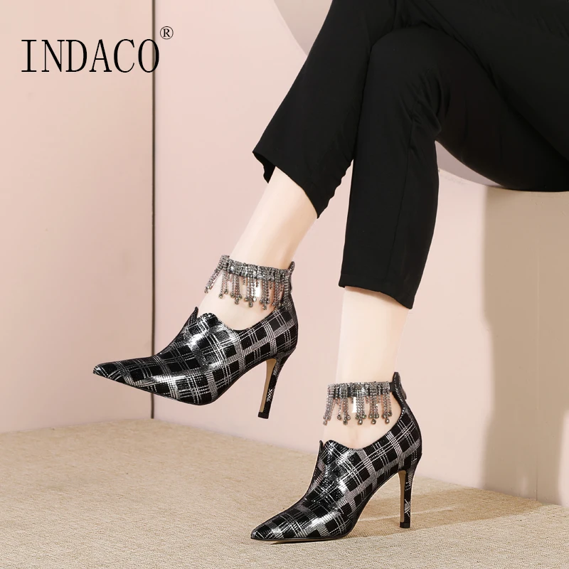 2019 Pumps Women Shoes Leather High Heel Pumps Rhinestone Printed Sheepskin Office Ladies Shoes 7.5cm Tacones Mujer
2019 Pumps Women Shoes Leather High Heel Pumps Rhinestone Printed Sheepskin Office Ladies Shoes 7.5cm Tacones Mujer