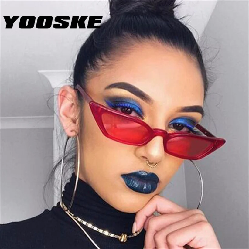 YOOSKE Sexy Cat Eye Sunglasses Women 2018 Jelly Color Sun Glasses Men Black Red Triangle Small Frame Retro Sunglass UV Shades
YOOSKE Sexy Cat Eye Sunglasses Women 2018 Jelly Color Sun Glasses Men Black Red Triangle Small Frame Retro Sunglass UV Shades