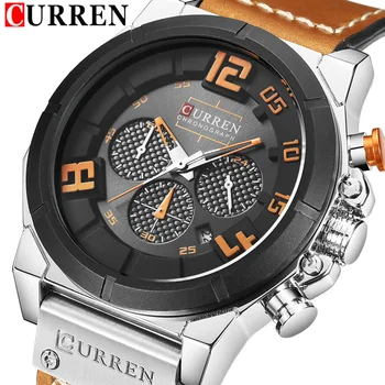 Men Watches 2018 CURREN Top Brand Men's Fashion Leather Quartz Watch Male Waterproof Military Sport Clock Relogio Masculino 8287
Men Watches 2018 CURREN Top Brand Men's Fashion Leather Quartz Watch Male Waterproof Military Sport Clock Relogio Masculino 8287