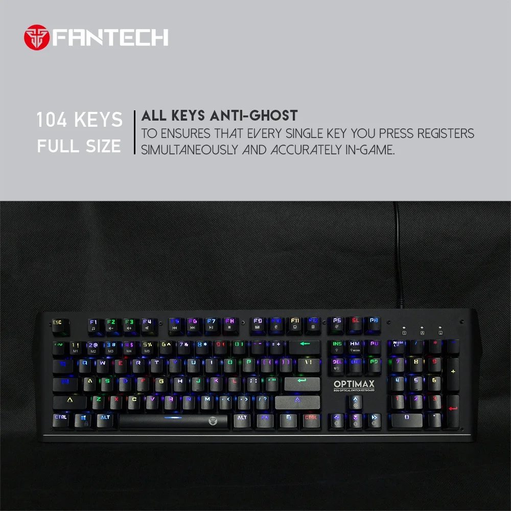 Fantech MK885 Optimax Full Size Edition RGB Mechanical Keyboard 5
