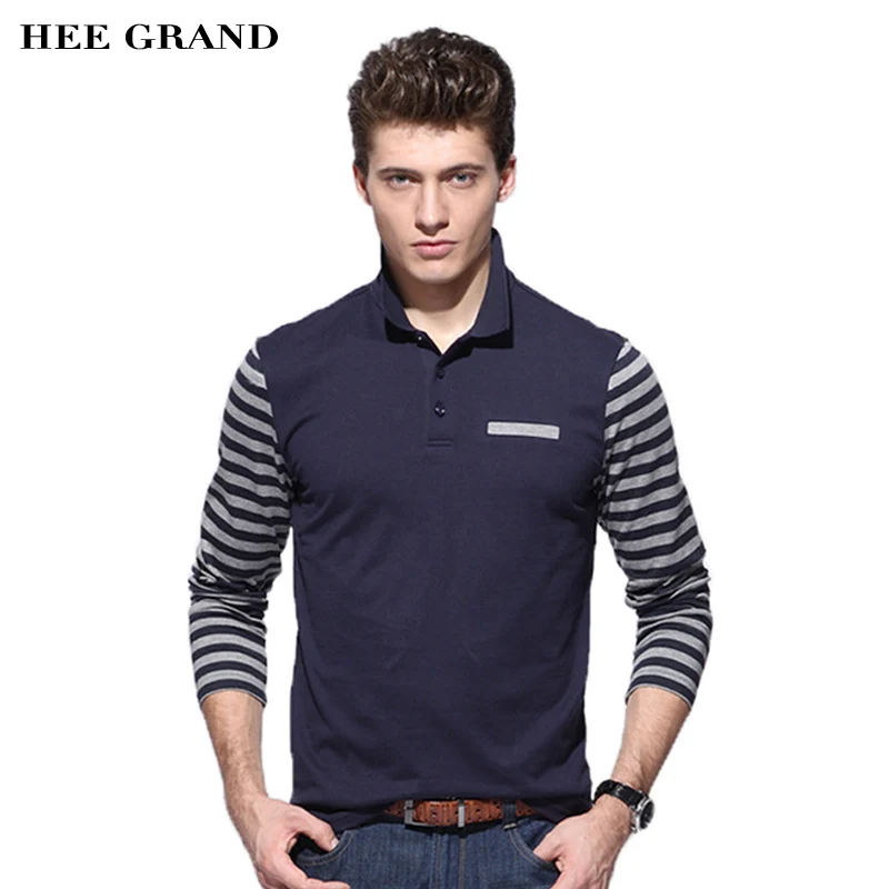 HEE GRAND Shirts Men Spring Autumn Men's T shirts Long Sleeve Buttons Shirts Collar Striped High Quality MTL738
HEE GRAND Shirts Men Spring Autumn Men's T shirts Long Sleeve Buttons Shirts Collar Striped High Quality MTL738