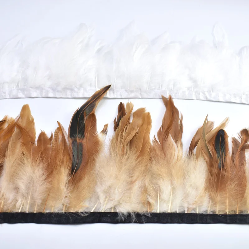 1 meters white chicken feather trim Sewing clothes DIY rooster tail feather Fringe dyed Decorative Colored feather crafts pluma
1 meters white chicken feather trim Sewing clothes DIY rooster tail feather Fringe dyed Decorative Colored feather crafts pluma