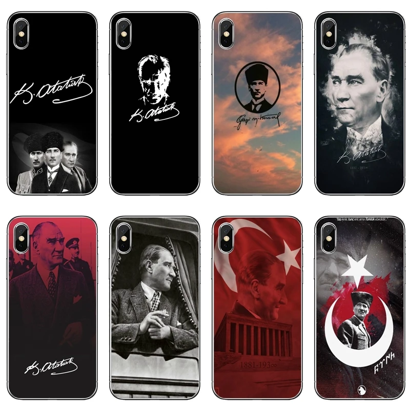 Turkey Mustafa Kemal Ataturk For Apple iPhone 8 7 plus 6s 6 plus X XR XS Max SE 5s 5c 5 4s 4 TPU Soft phone cover case
Turkey Mustafa Kemal Ataturk For Apple iPhone 8 7 plus 6s 6 plus X XR XS Max SE 5s 5c 5 4s 4 TPU Soft phone cover case