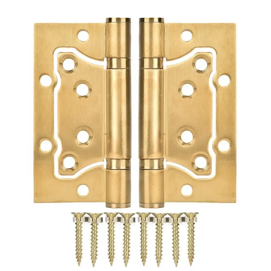 2Pcs Antique Hidden Door Hinges Thickening Polished Stainless Steel Bearing Hinge Gold for Interior Door
2Pcs Antique Hidden Door Hinges Thickening Polished Stainless Steel Bearing Hinge Gold for Interior Door