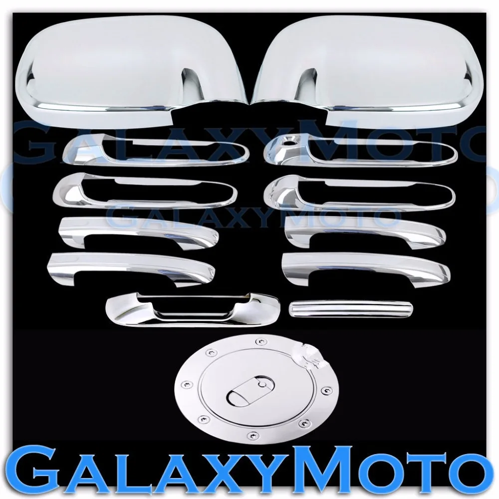 XYIVYG 02-08 For Dodge Ram ABS Chrome Mirror+4 Door Handle W/O PSG Keyhole+Tailgate+Gas Cover
XYIVYG 02-08 For Dodge Ram ABS Chrome Mirror+4 Door Handle W/O PSG Keyhole+Tailgate+Gas Cover